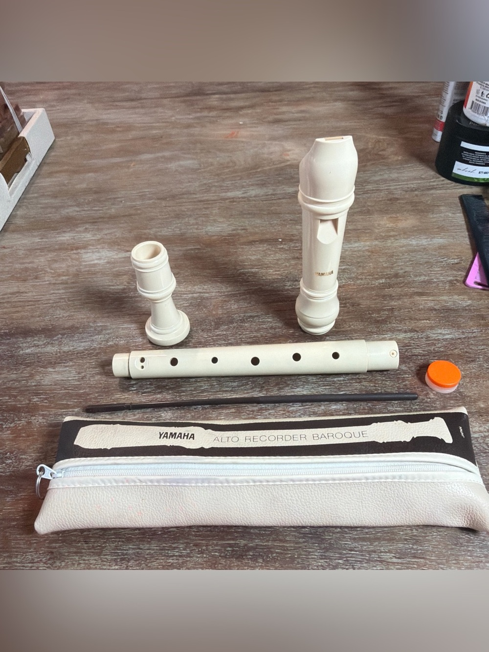 Yamaha Alto Recorder Baroque Fingering with Case & Accessories